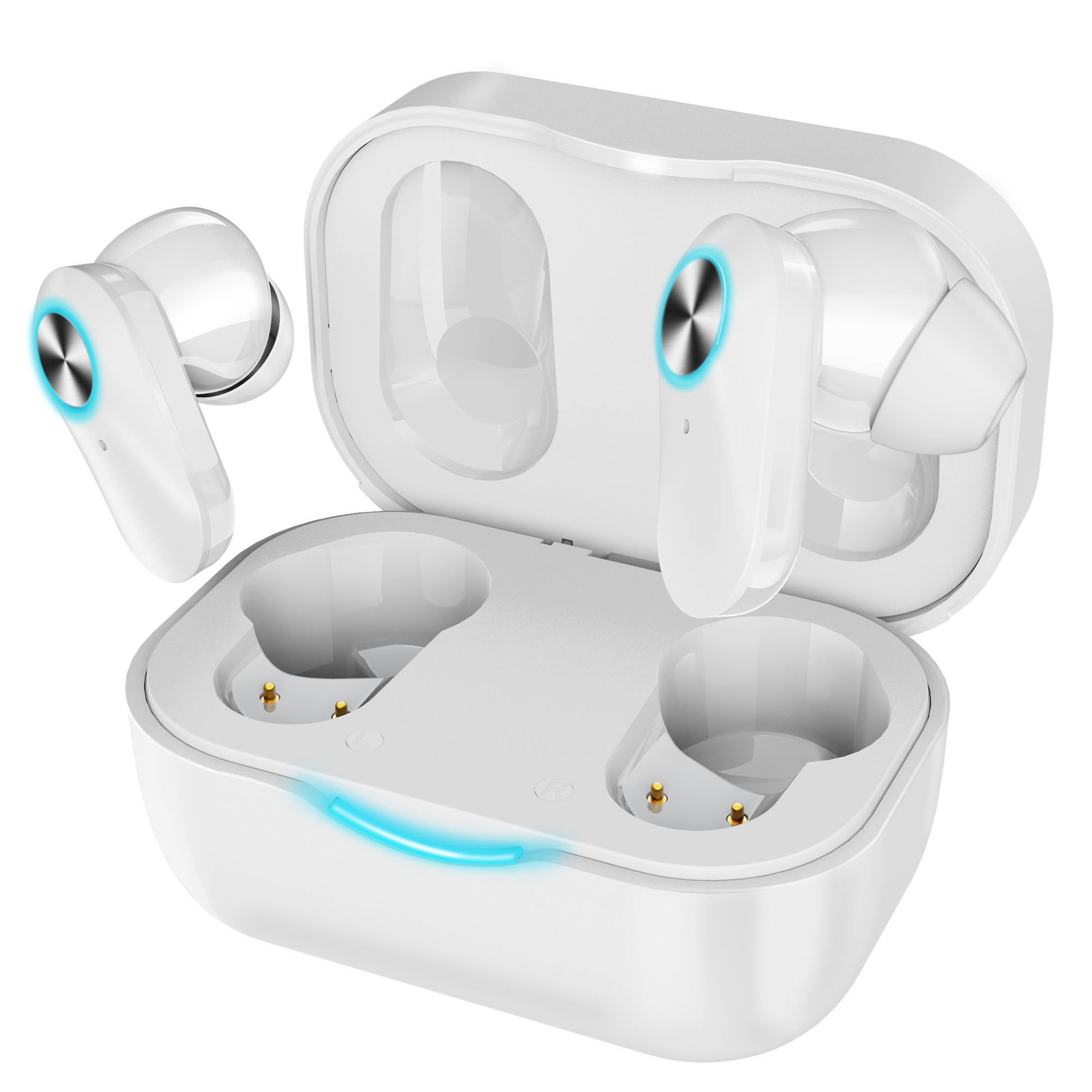 Custom Logo Earbuds with Tws Wireless Earphones with Breath Light Wireless Bluetooth Gaming Headset Earbuds High Quality