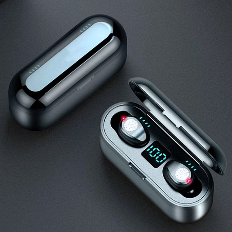 Factory Wholesale F9 IPX7 Waterproof True Wireless Earbuds Headset JL Chipset Best Consumer Electronics Earphone Headphones