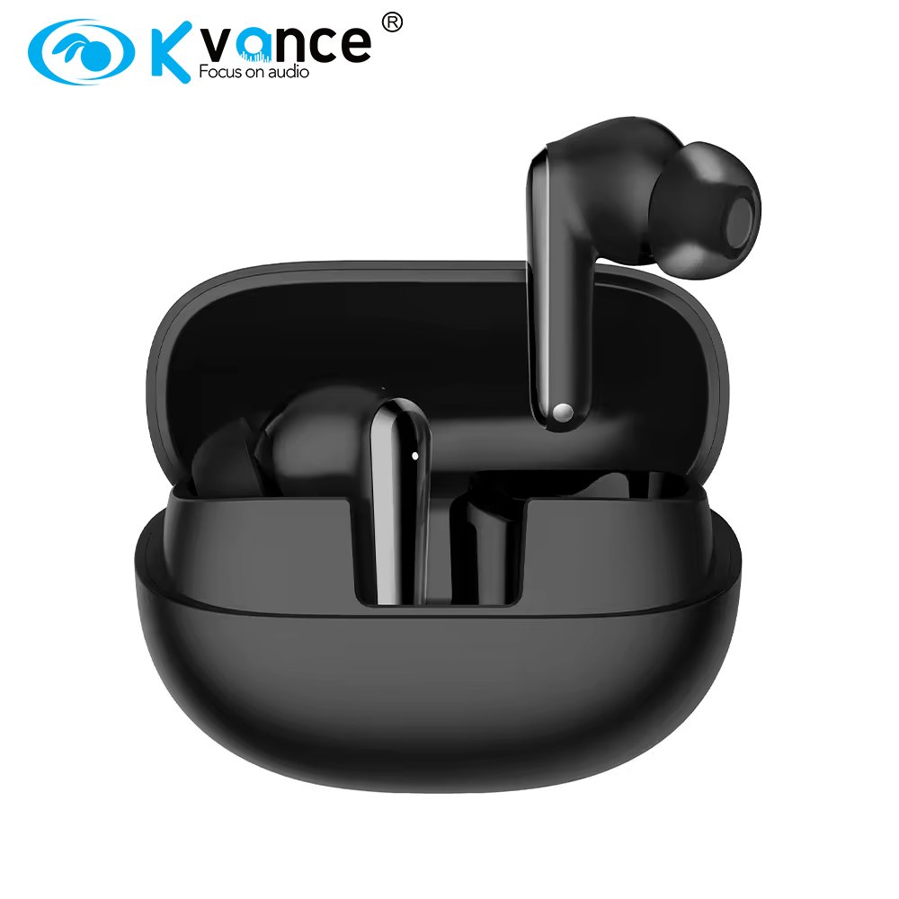 Kvance 2024 newest noise cancelling tws earphones top quality hifi earphones anc enc earbuds wireless waterproof