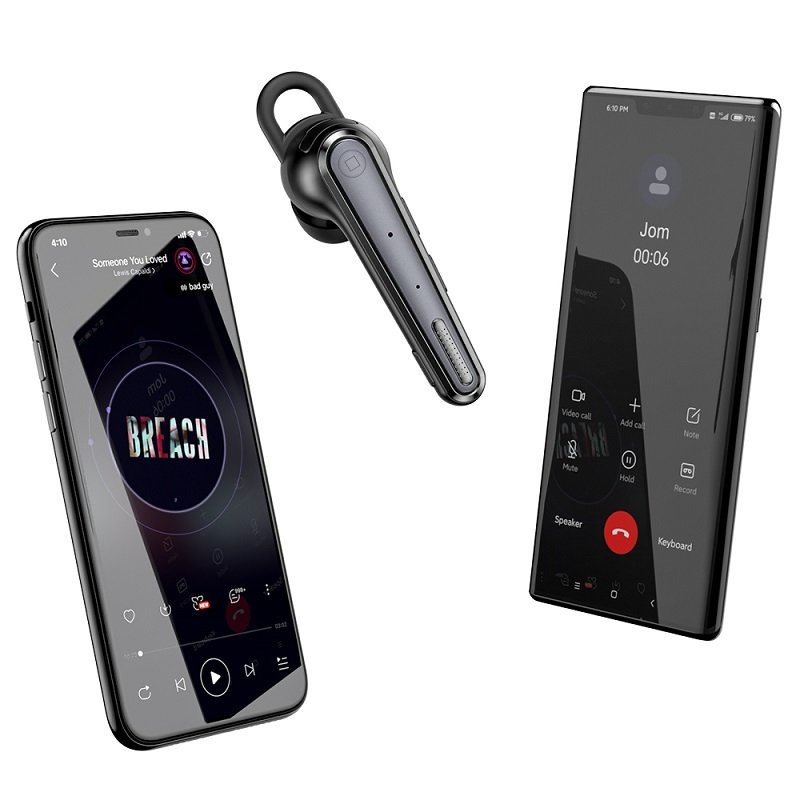 M52 Bluetooth Headset Wireless Bluetooth Earpiece With 500mAh Charging Case 50 Hours Talking Time For IOS Android Cell Phone