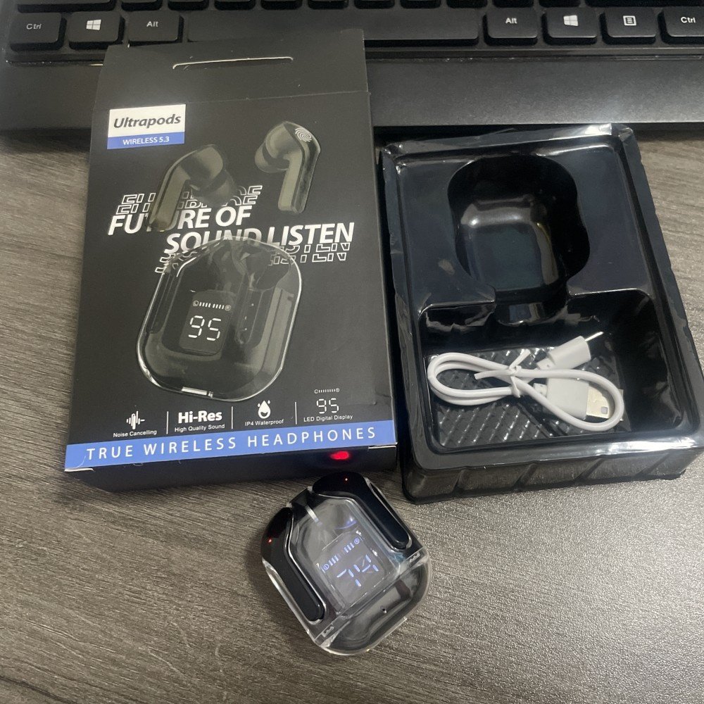 A31 Gaming Headset Waterproof Earphone True Wireless Noise Cancelling In-Ear Earbuds Transparent TWS A31