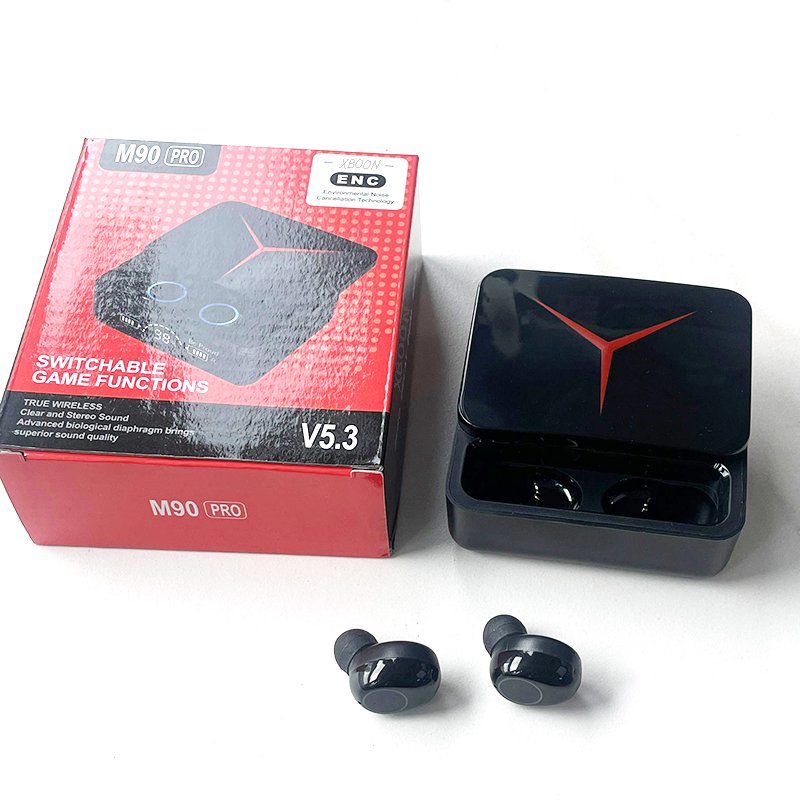 2024 M90 Pro Auriculares M88 Plus TWS Ecouteur Gaming Wireless Earbuds Earphone Headphone with Power Bank 3 In 1 Charging Cable