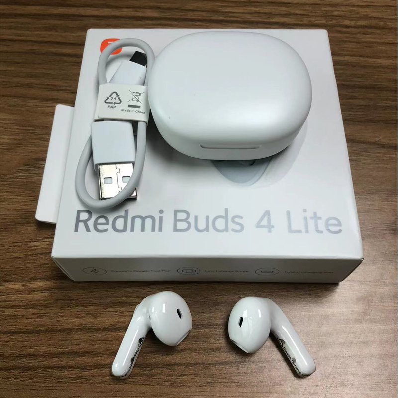 Global Mi Redmi Buds 4 Lite TWS Wireless Earphone Headphone Noise Cancelling In-Ear Buds4 Lite Earphones Headphone Hearing Aids