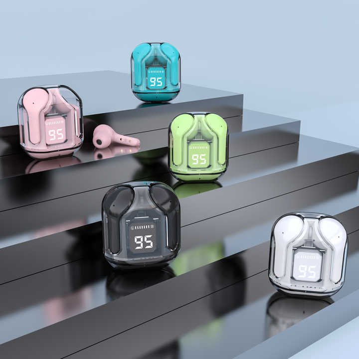 2023 Best Selling Hifi Earphonesbrown Bluetooth Luxury Wireless Digital Display Airoha In-ear Dj Controller Single Color