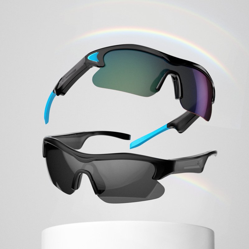 New smart glasses Polarized Wireless Sunglasses Bluetooth Headphone outdoor sports video camera music microphone for smartphones
