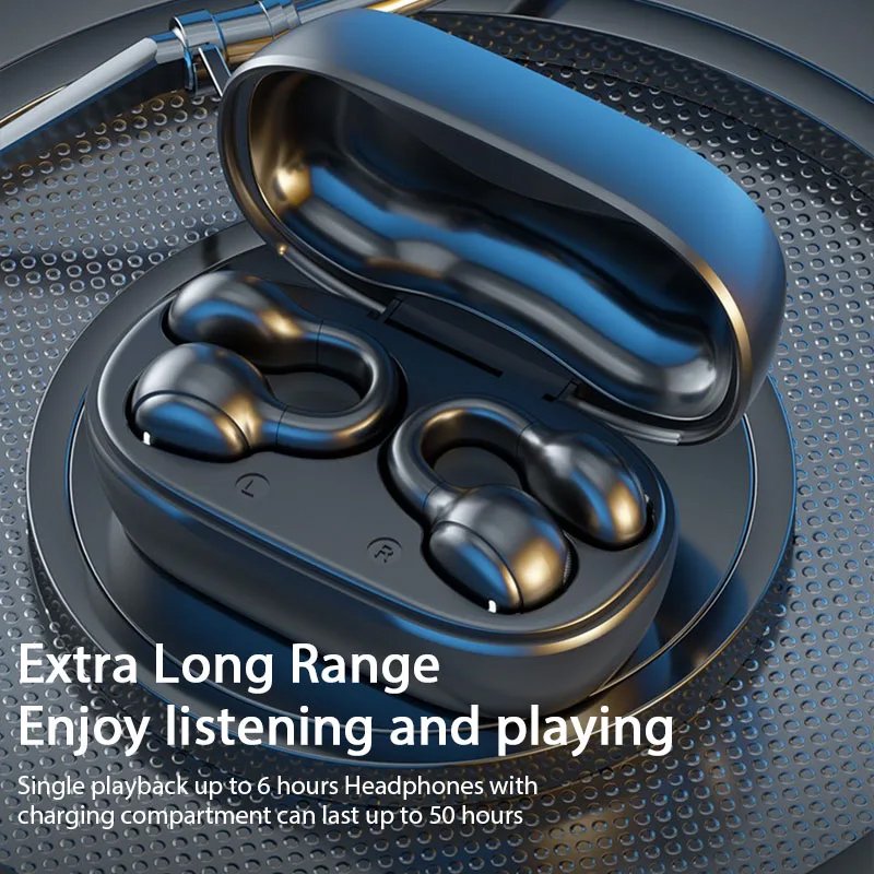 M47 Wireless Stereo HD Digital LED Power Display Noise Reduction Earphone Bone Conduction Headphone Sport Headset TWS Earbuds