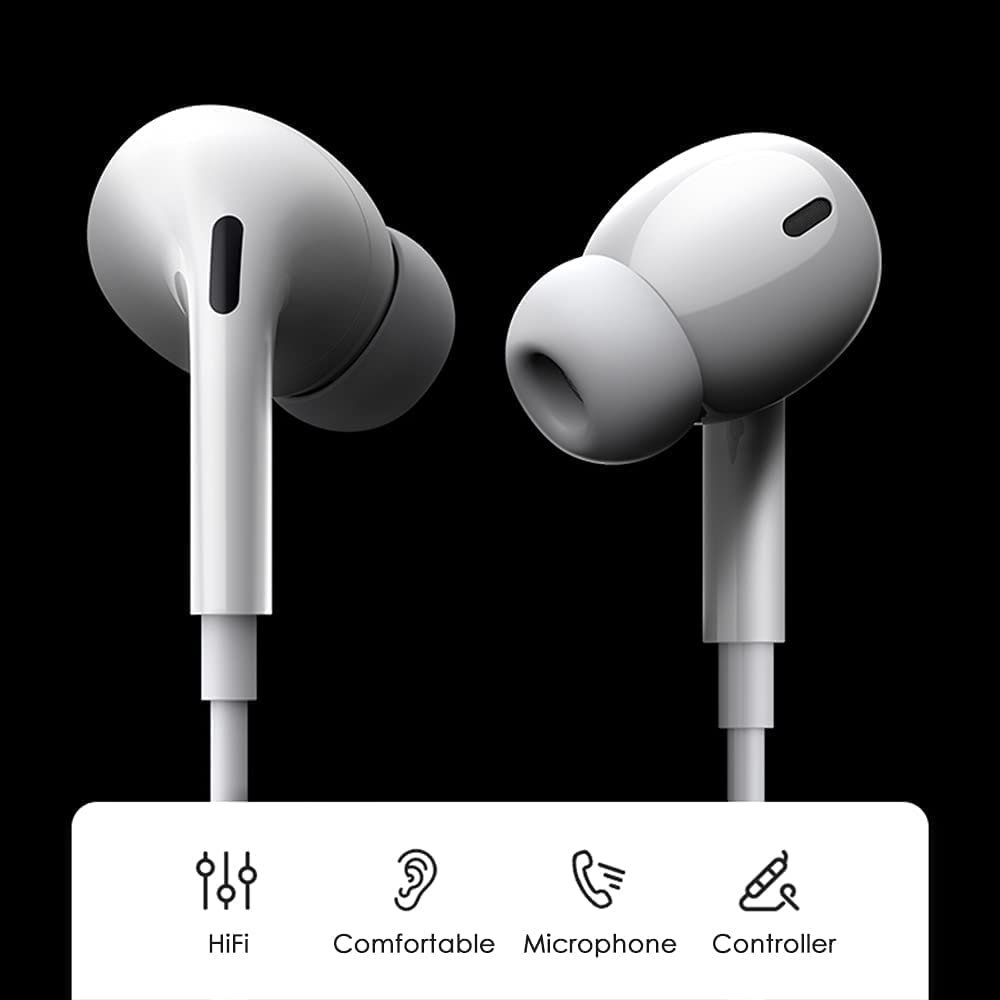 Mobile Phones MFI Smart Gadgets Electronic Products Ear Pods In-ear Noise Cancelling Music Earphones Headphones Headset