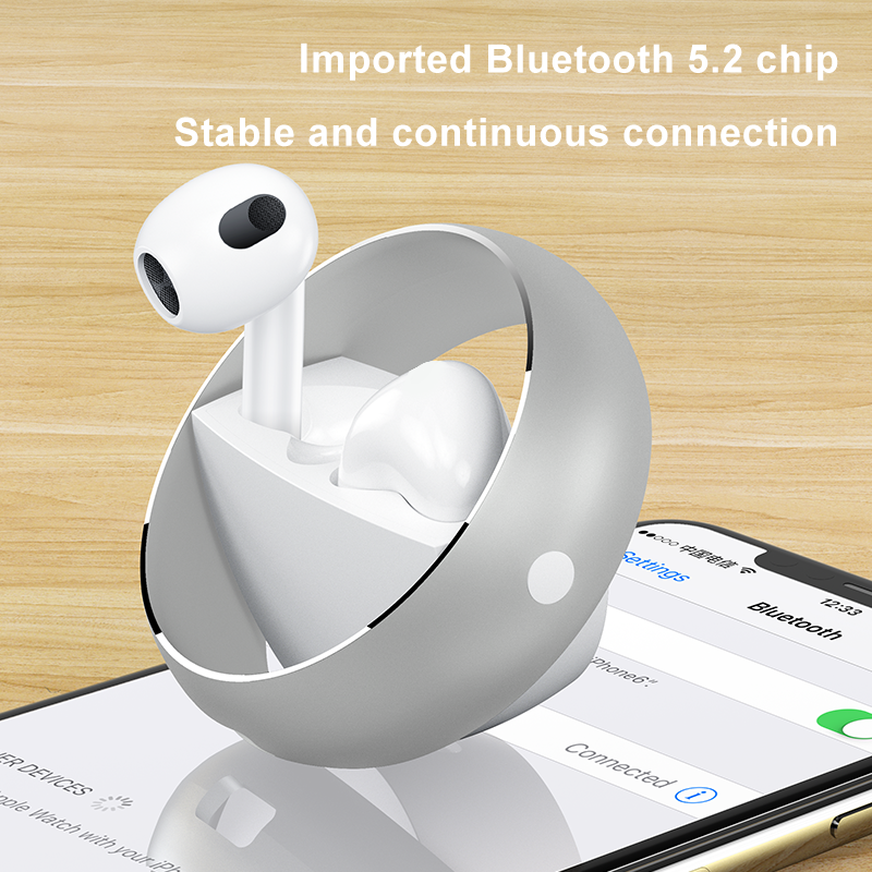 Low Latency True Wireless Earbuds BT5.3 In-Ear Gaming Headset with Microphone TWS Stereo Headphones with Built-In Mic