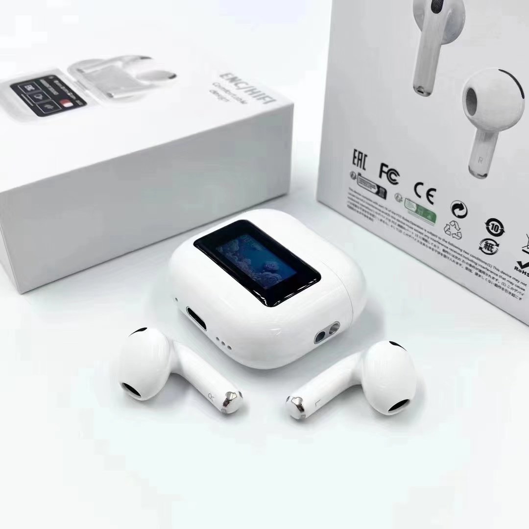 ANC ENC A9 Pro Metallic paint Wireless Earbuds Air A8 A10 A11 A12 A9pro TWS Gaming Pods Pro Earphone With Touch Screen