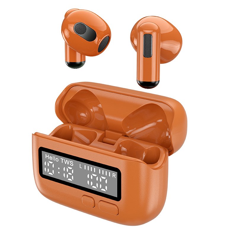 2023 New Wireless BT TWS Earphones Noise Cancelling Earbuds Headphone Clock With Charging Case Headset