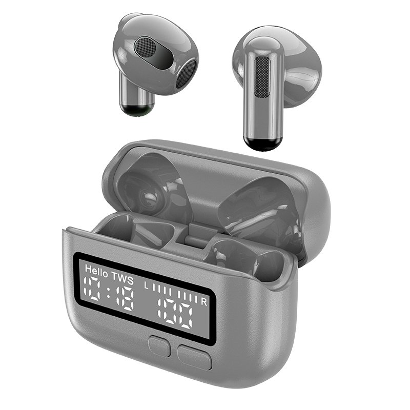 2023 New Wireless BT TWS Earphones Noise Cancelling Earbuds Headphone Clock With Charging Case Headset