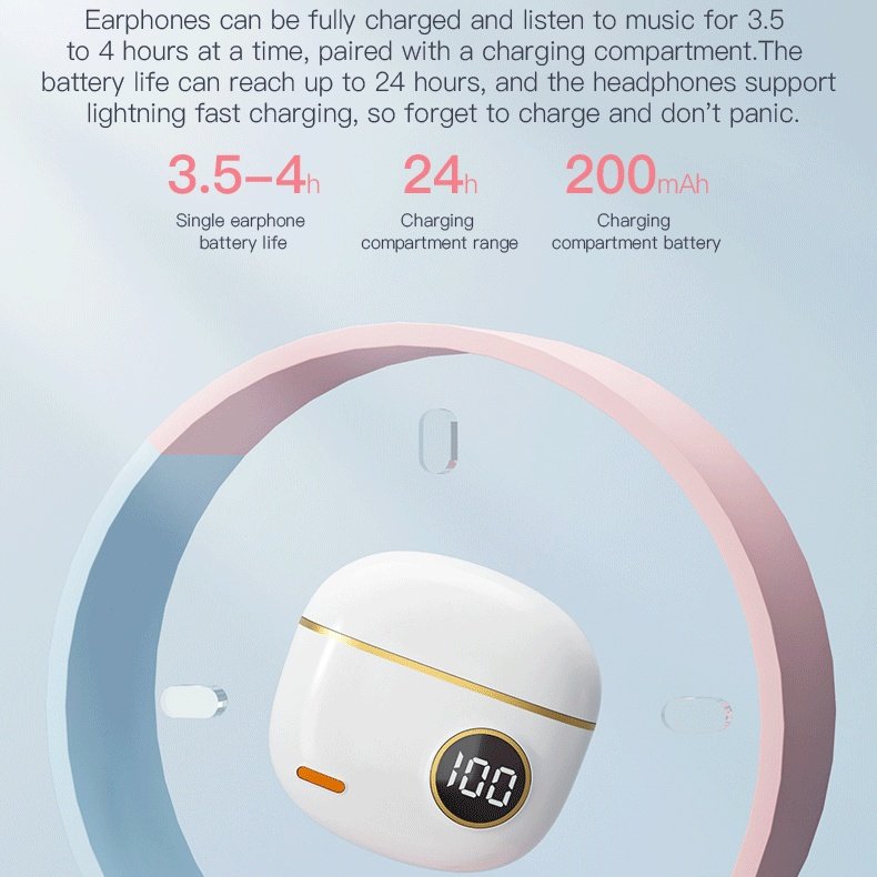 Trending 2024 New Reloj Noise Cancelling Gaming In-ear Headphones for Apple Hifi Stereo TWS Earbuds Business Wireless Earphones