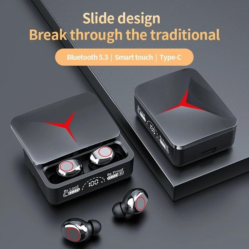Hot selling M90 pro earbuds Wireless Headphones Gaming Earphone With Mic Charging box Music Headsets auriculares inalambricos
