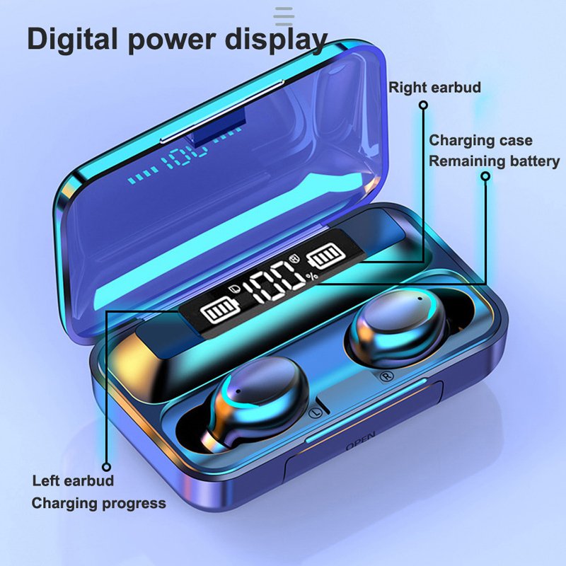 AOOLIF best price bluetooth earphone tws f9 true wireless earbuds f9 fones de ouvido