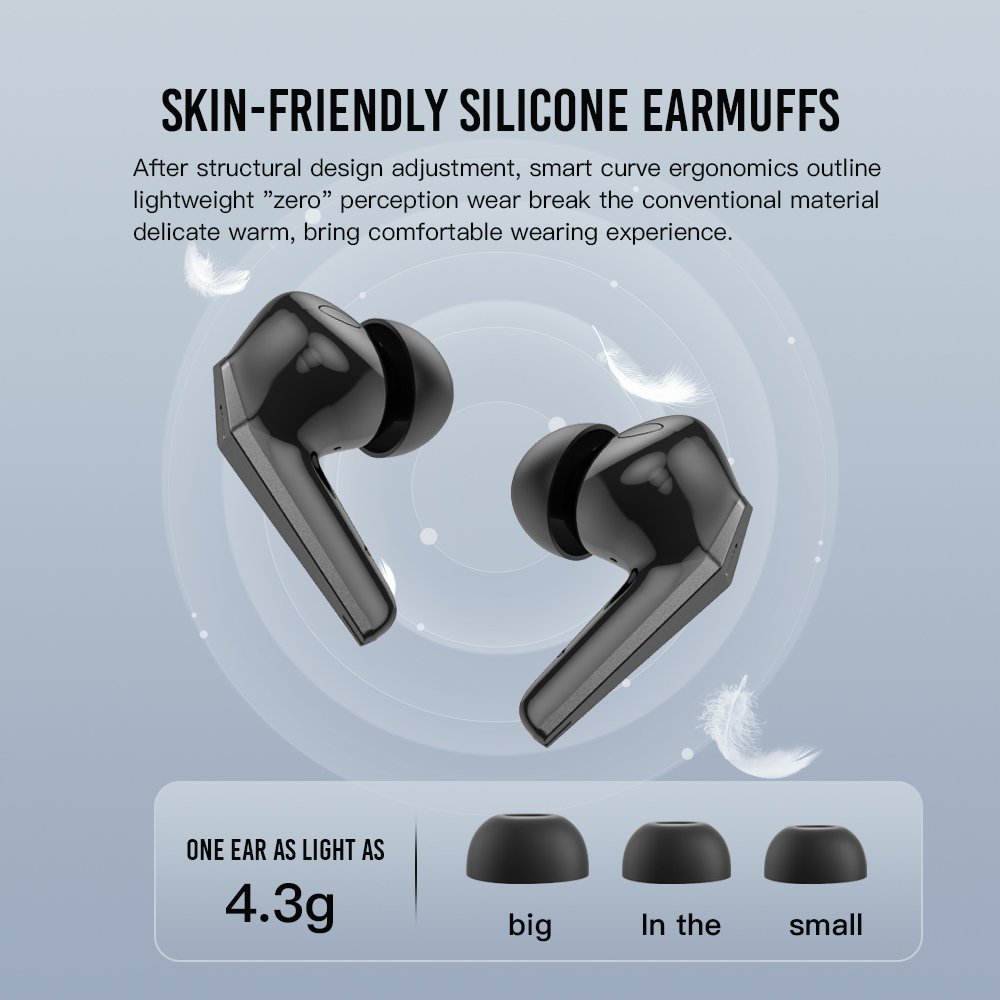 Newly Arrival ENC Noise Cancelling Waterproof In-Ear Gaming TWS Wireless Earbuds Bt Wireless Earbuds Earphones Headphones