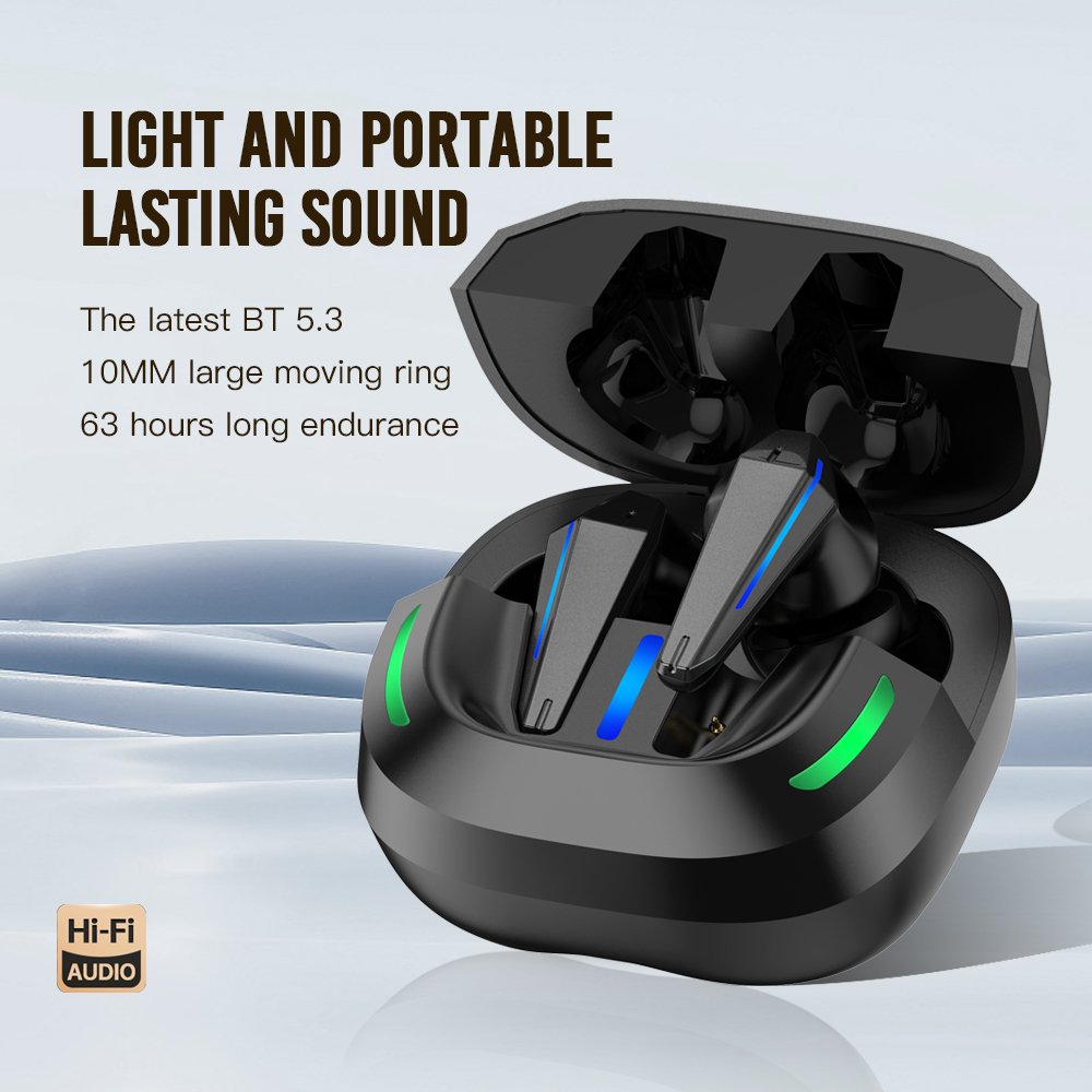 Newly Arrival ENC Noise Cancelling Waterproof In-Ear Gaming TWS Wireless Earbuds Bt Wireless Earbuds Earphones Headphones