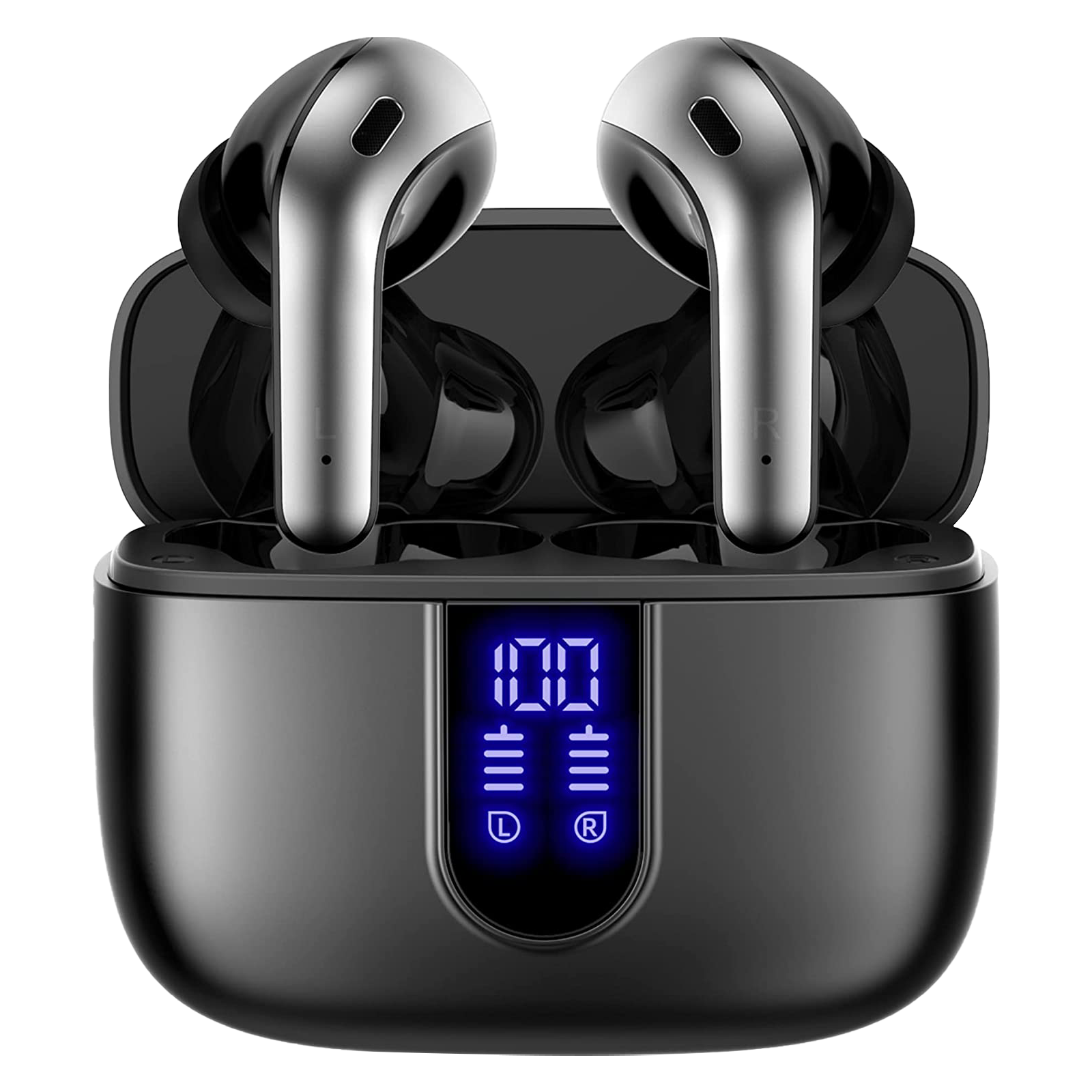2024 High Quality Factory Price Earphones LED Full-Color Screen TWS Earbuds Headset Earphones with Noise Cancelling Headphones
