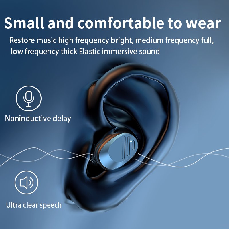 Wireless In-ear Earphones With Screen Gaming Earbuds Waterproof Tws Earphones