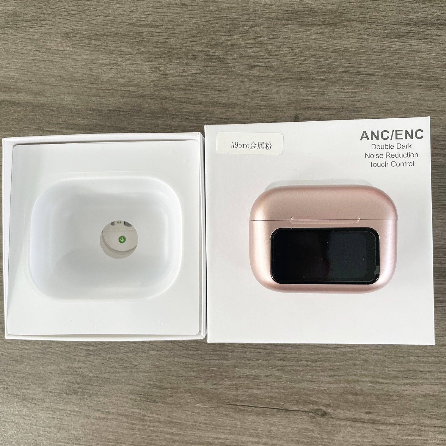 Multi-color A9pro 2024 TWS A10 A11 A12 Wireless Earphones Headphone Touch Screen ANC Noise Reduction ENC Gaming A9 pro Earbuds