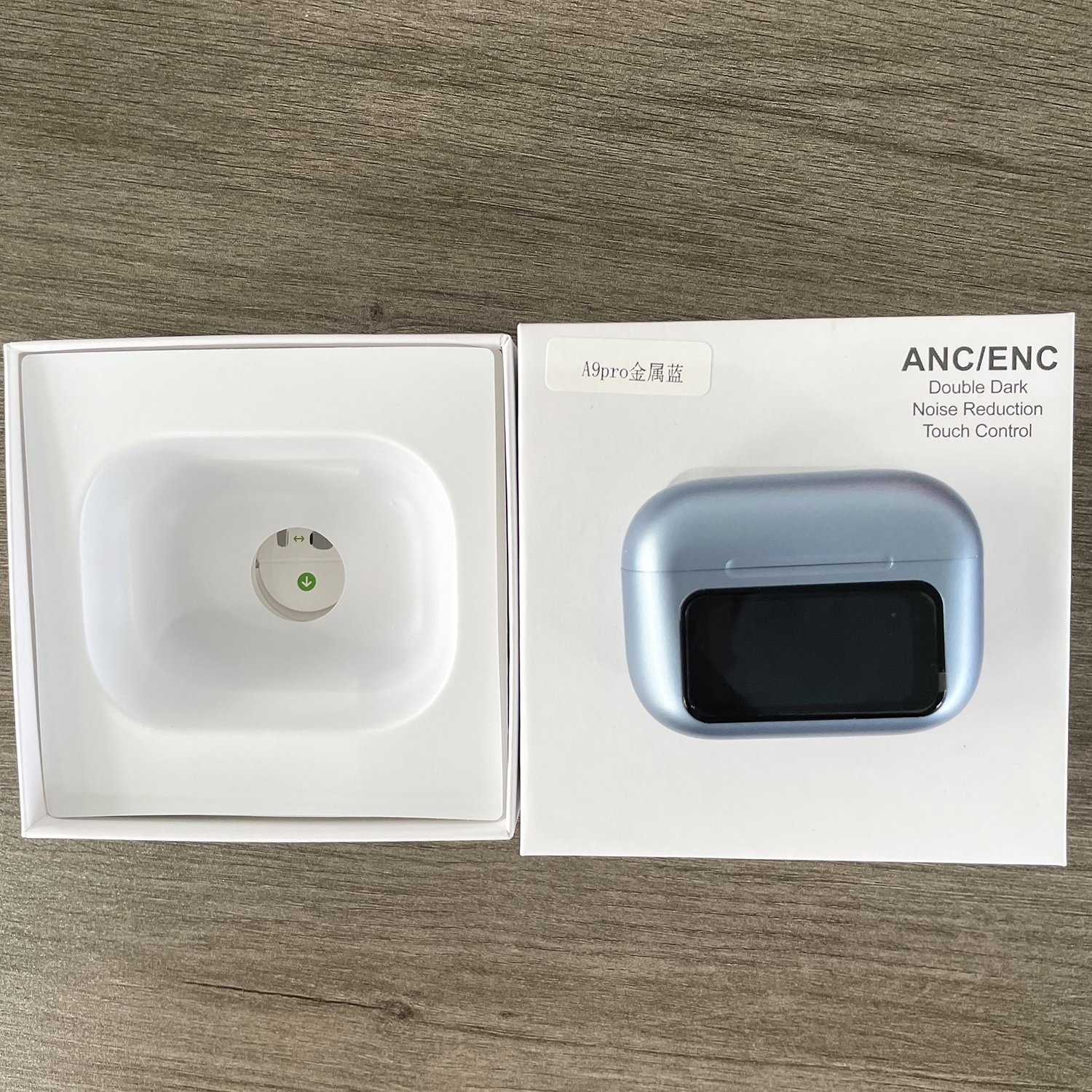 Multi-color A9pro 2024 TWS A10 A11 A12 Wireless Earphones Headphone Touch Screen ANC Noise Reduction ENC Gaming A9 pro Earbuds