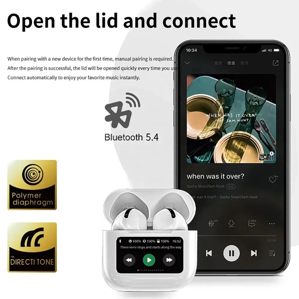 2024 New Tws in ear phones buds A12 pro true wireless tws game gaming headset headphone earbuds earphones A9 pro
