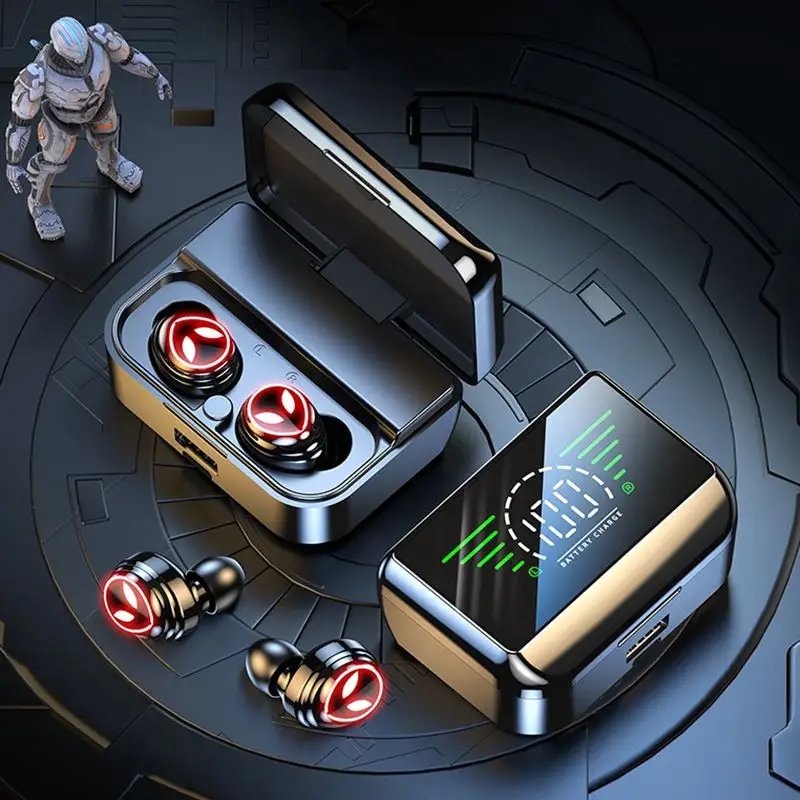 Hot M31B HIFI Stereo in-ear auricular Gaming LED Earphone Headphone Gamer Auricul ares Fone TWS wireless earbuds