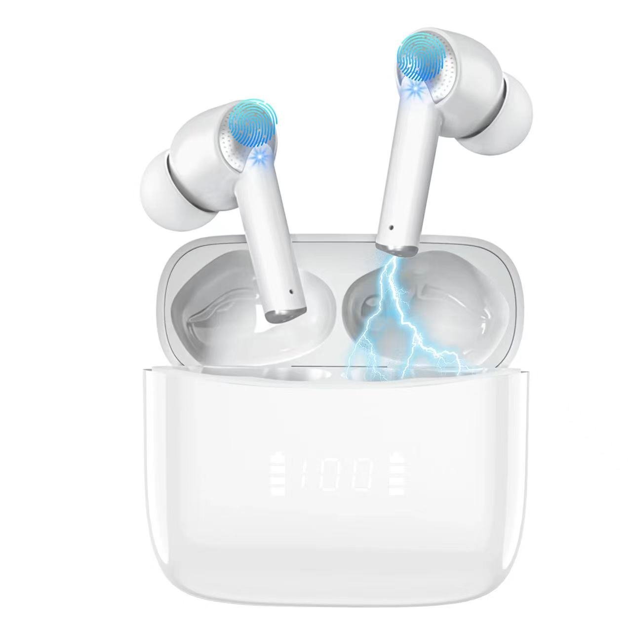 J8 Pro Wireless Headset Bluetooth 5.3 TWS Headphones ANC+ENC Active Noise Cancellation Gaming Earbuds audifonos