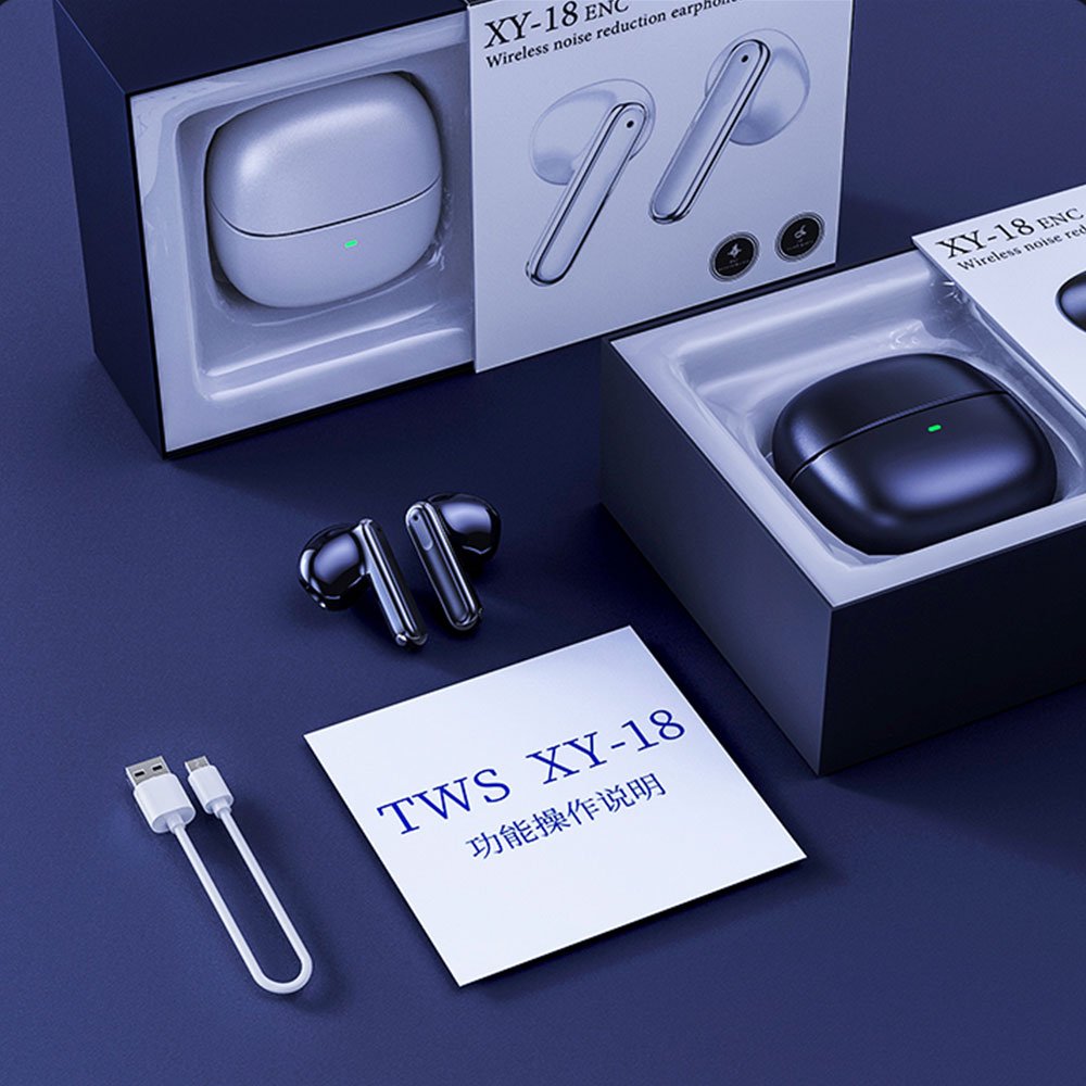 TWS HiFi Stereo Blouetooth 5.3 Wireless Earphones Automatic Noise Cancellation Headphone Wireless Earbuds With Charging Case