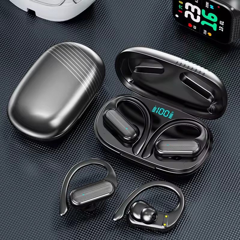 A520 TWS Earphone Wireless Earbuds Headset hearing aid headphone LED Digital Display HiFi Stereo Noise Canceling Gaming Earbuds