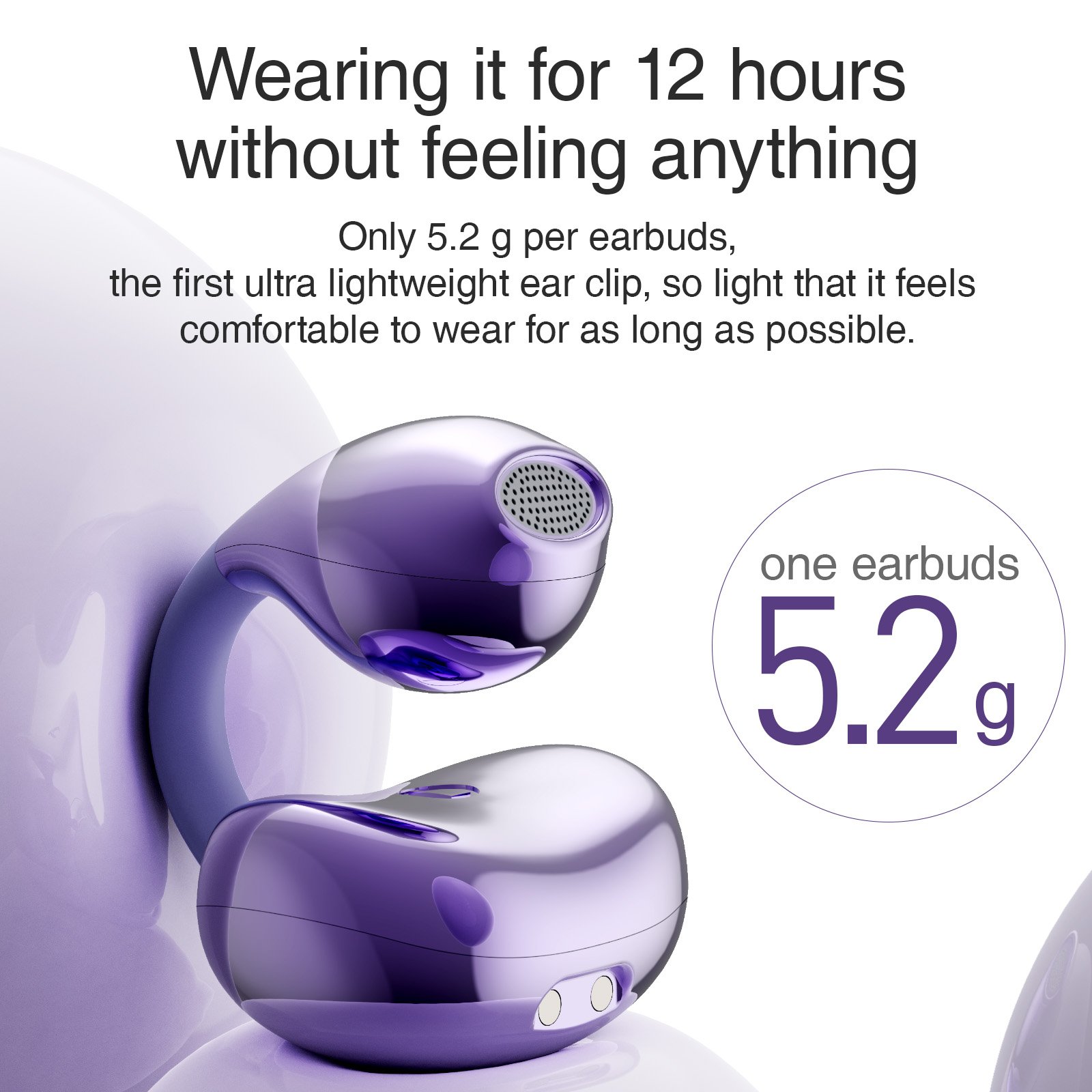 2024 Best Quality HM-11 Open Ear Air Conduction Tws Earphones Wireless Earclip Headphone 360 Panoramic Sound Clip On Ear Earbuds