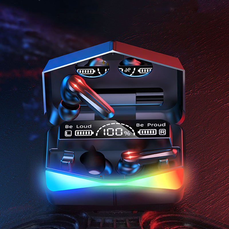 M28 TWS Earphones Gamer Audifonos Gaming Wireless Earbuds Sports Headsets Auriculares with LED Display Power Bank Mirror