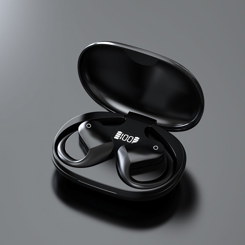 Wireless Earbuds Digital Display Sports Ear earbuds with Earhook Premium Deep Bass Over-Ear Earphones Draadloze oordopjes