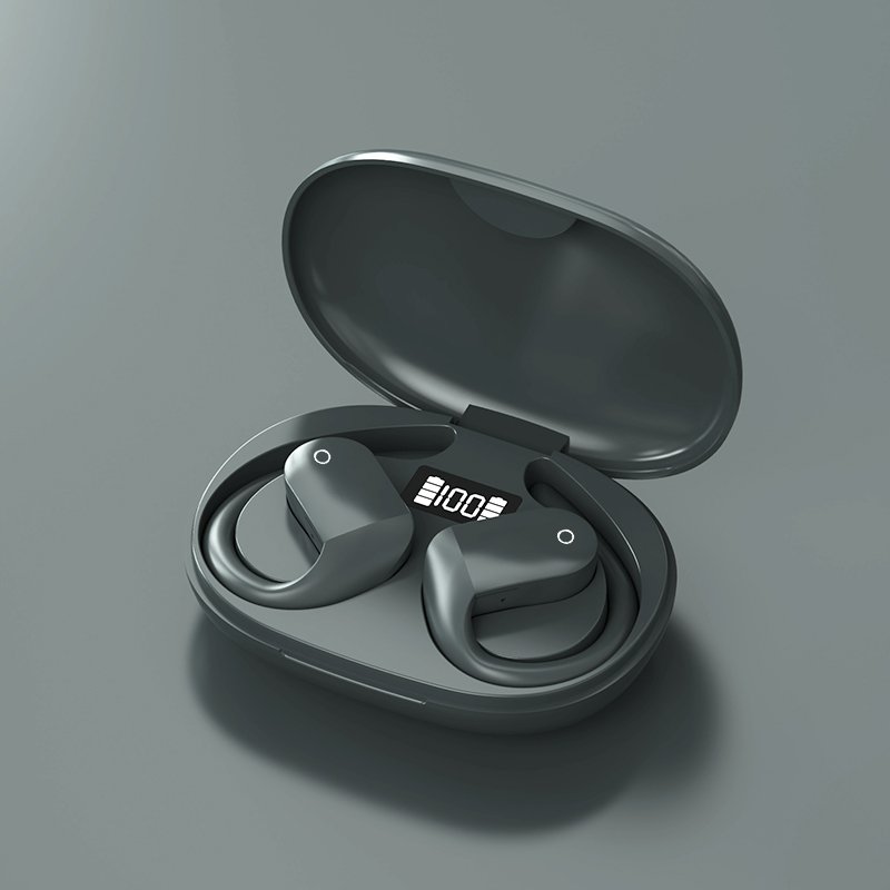 Wireless Earbuds Digital Display Sports Ear earbuds with Earhook Premium Deep Bass Over-Ear Earphones Draadloze oordopjes