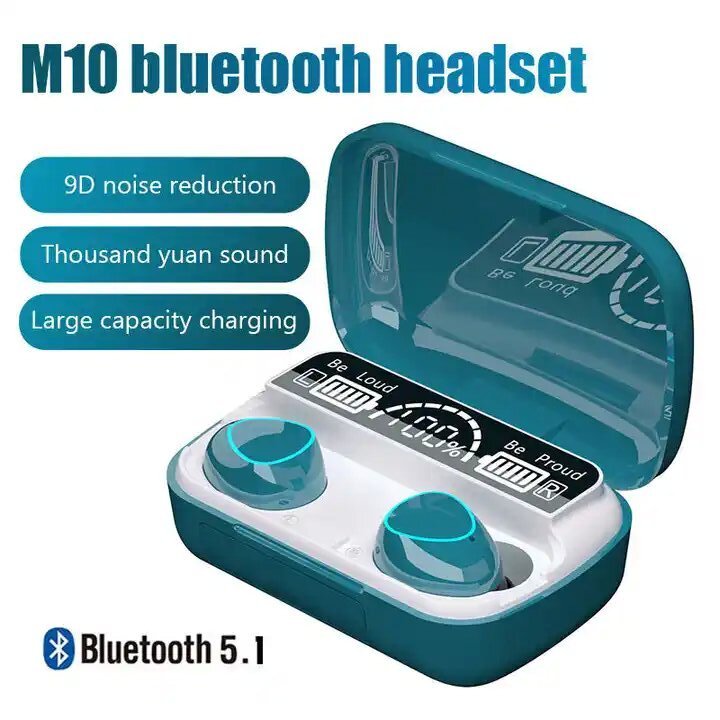 OEM TWS Noise-Cancelling On-Ear Headset LED Display True Stereo Wireless Headphones In-Ear Earbuds Accessories Gaming earphone