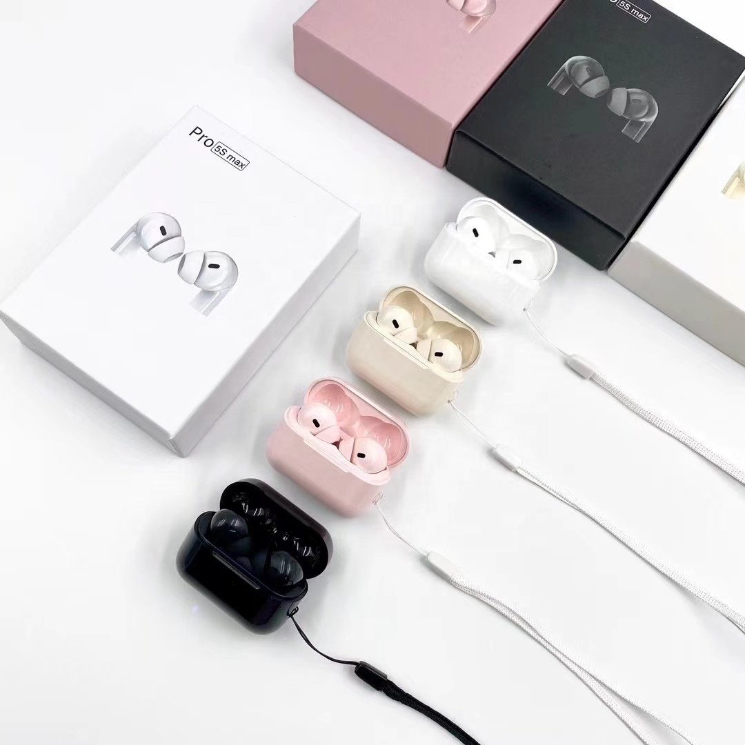 Pro5s New In Ear tws Earphones with Low Delay Dual Mic Noise Reduction 5.4 Earphones Wireless Pro5s max Mini Earbuds pro7s