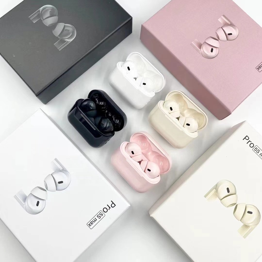 Pro5s New In Ear tws Earphones with Low Delay Dual Mic Noise Reduction 5.4 Earphones Wireless Pro5s max Mini Earbuds pro7s