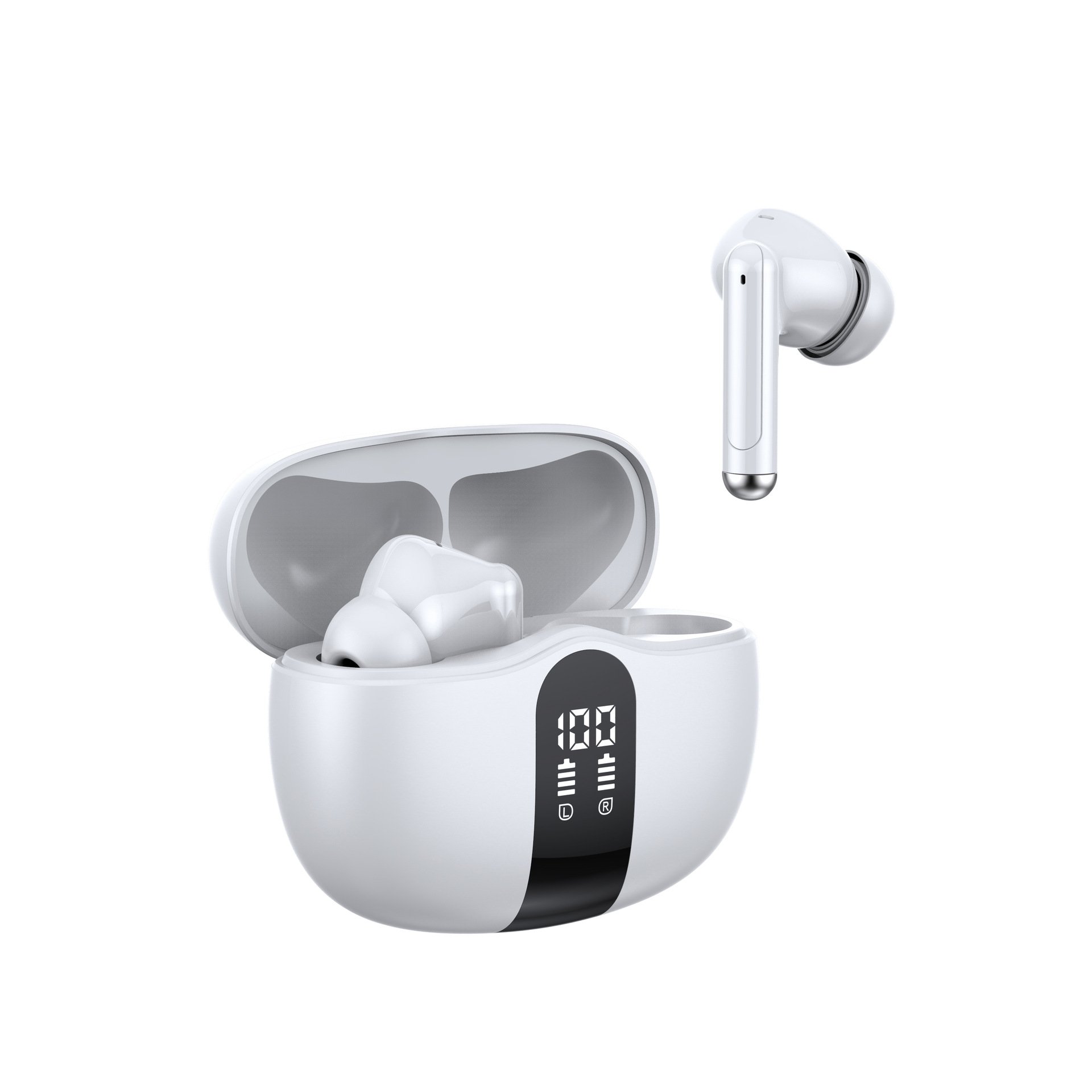 S56 V5.3 TWS Earphones Lightweight Earbuds Wireless Led Display Waterproof ENC ANC noise cancellation