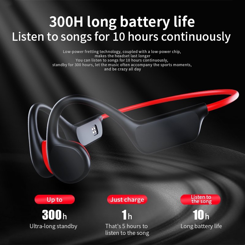 2024 Best BT wireless noise cancelling tws earphones headphones IPX8 waterproof swim headphones bone conduction