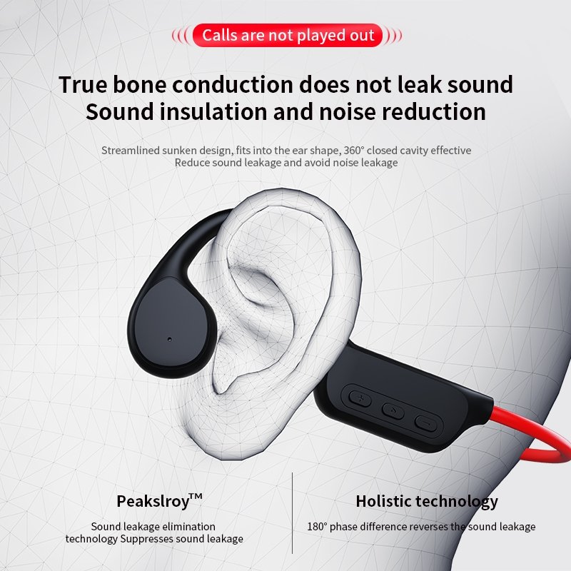 2024 Best BT wireless noise cancelling tws earphones headphones IPX8 waterproof swim headphones bone conduction