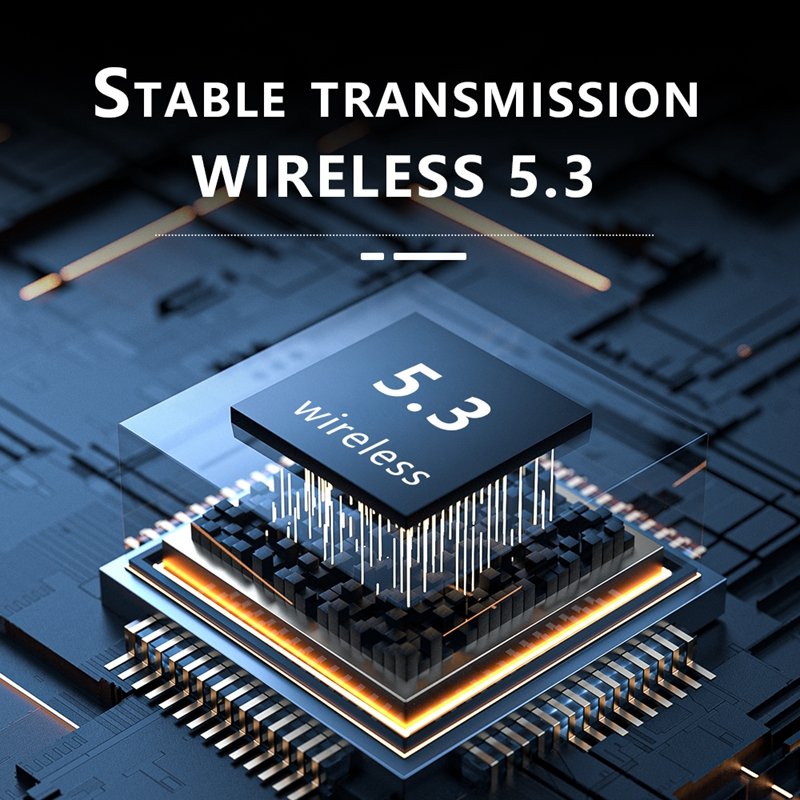 F1 TWS ENC Active Noise Reduction HD Call LED Display HiFi Stereo Earbuds IPX7 Waterproof Sports Wireless Air Earphones