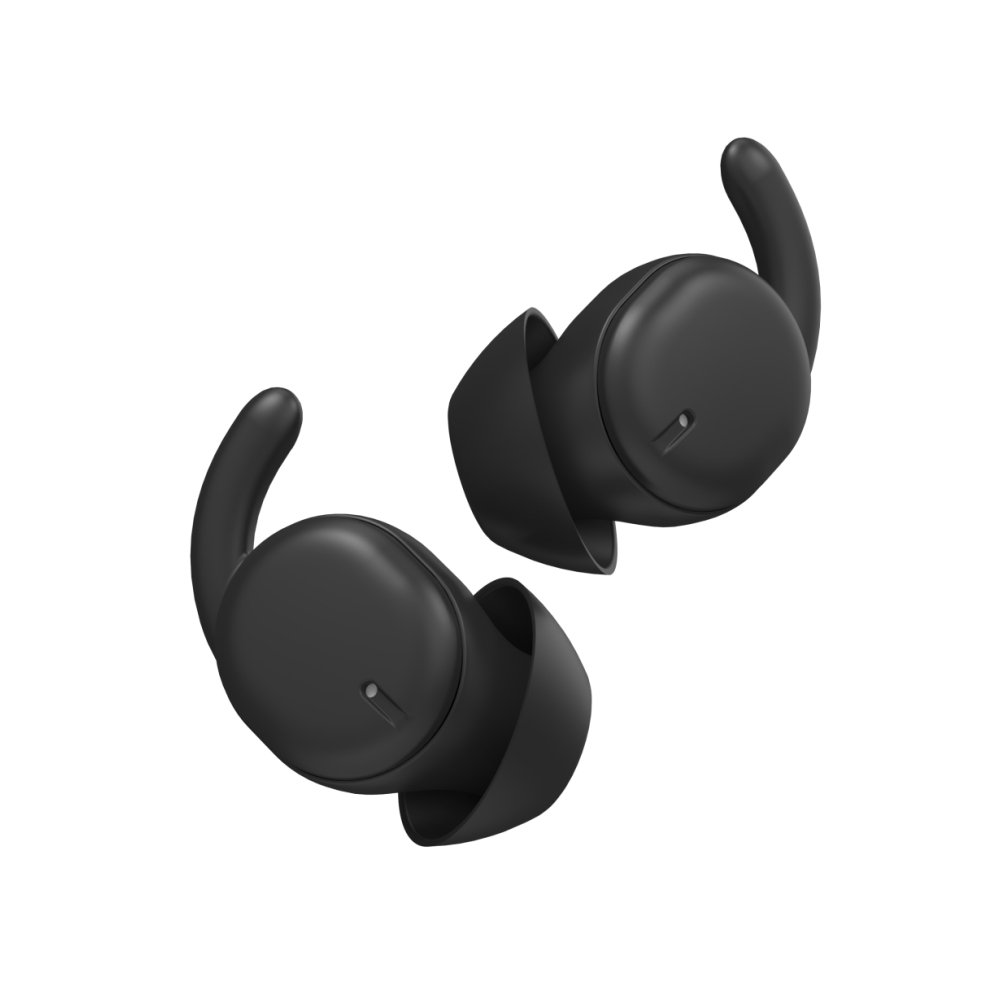 Mini in ear waterproof sport TWS headset with silicon ear hook