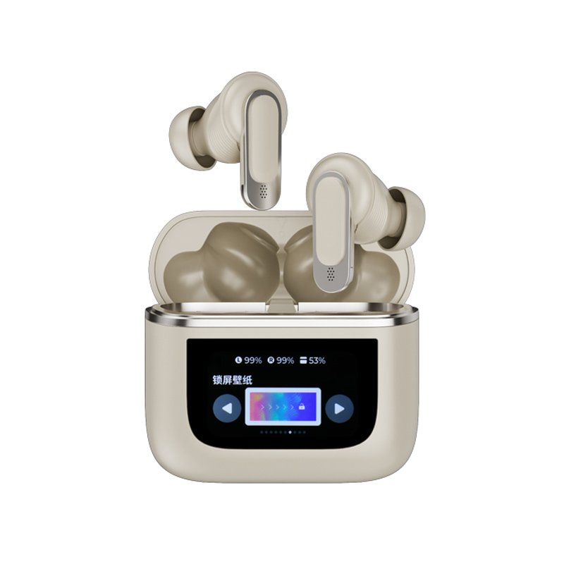 V8 tws earphones headphones Waterproof Digital Display LCD screen Touch Control In Ear Gaming noise cancelling tws earphones