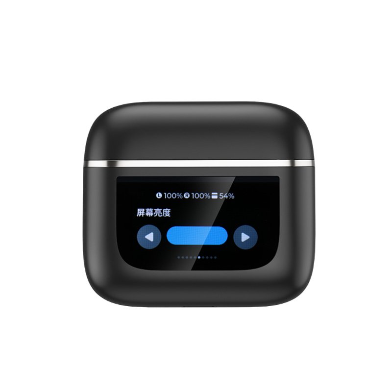 V8 tws earphones headphones Waterproof Digital Display LCD screen Touch Control In Ear Gaming noise cancelling tws earphones