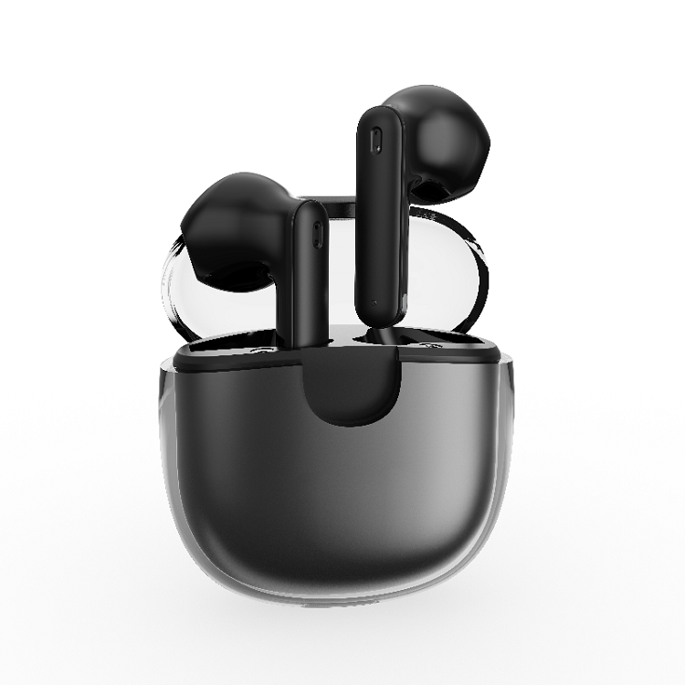 Best Selling BT5.3 Cute Transparent OEM ODM Mini TWS Earbuds Music TWS Earphones