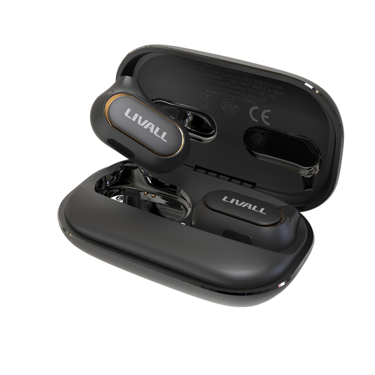 Shenzhen Headphone Magnetic Stereo Earbuds Bass Wireless Headphones Headset TWS Bone Conduction Sport LED Bluetooth LS2 FM Round