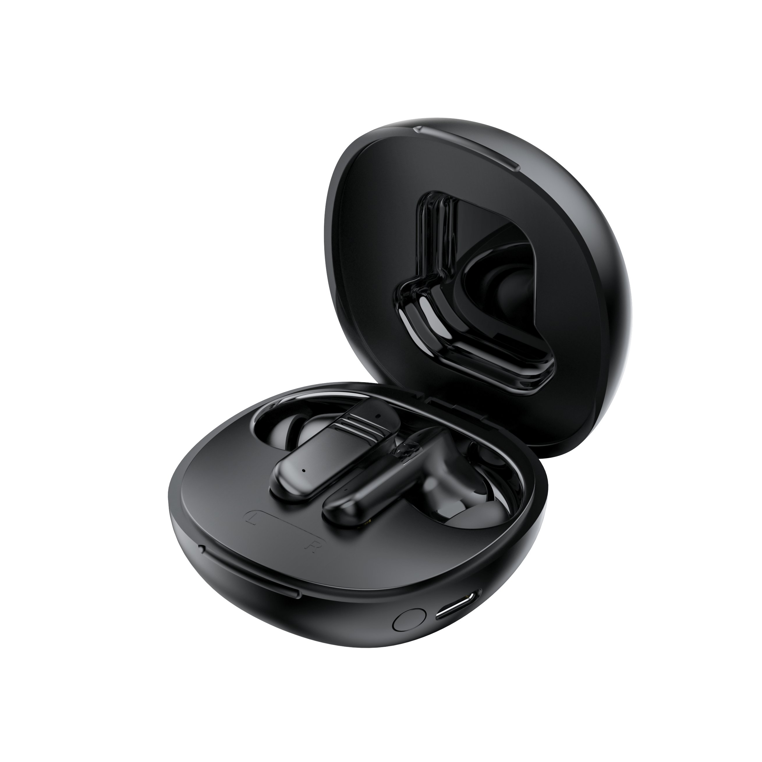 Factory Wholesale ANC ENC noise-cancelling earbud in-ear headphones wireless blue tooth TWS gaming earphones