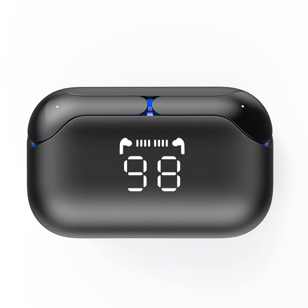 Kvance digital display wireless earbuds noise cancelling tws earphones BT earbuds tws 5.3