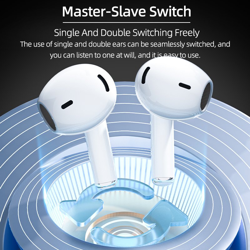 Y42 Headset LED Mini BT Earbuds 5.1 TWS In-ear Headphones Game Sports Low Latency Headphones Blue tooth Headset ABS