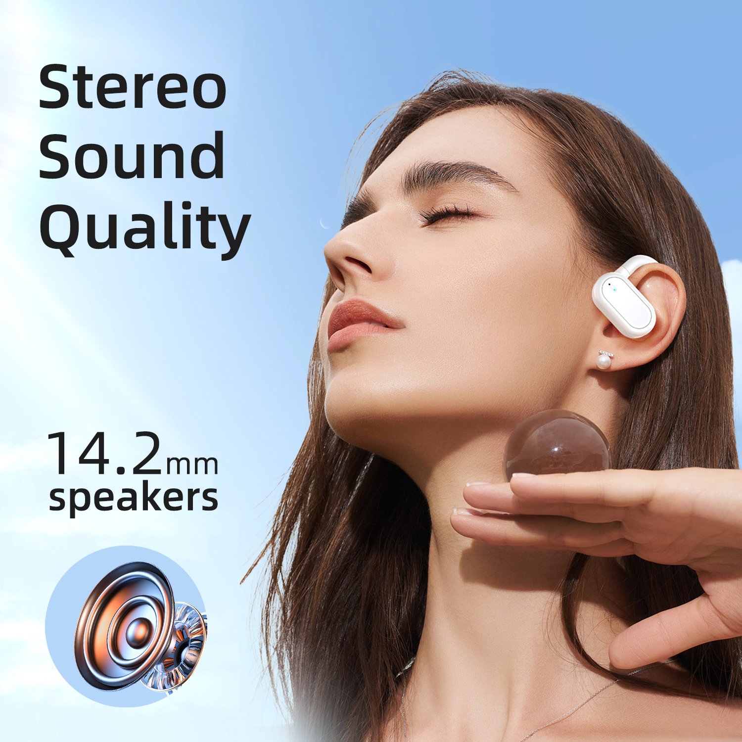 Digital display Tws Wireless Headphones on Ear Stereo Hi-fi Headset Bass with Microphone Noise Cancelling Gaming Sports Earphone