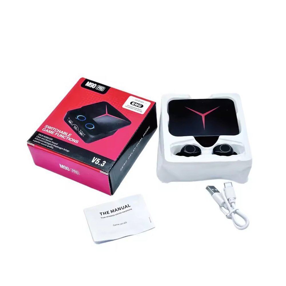 Fone De Ouvido Auriculares Y Auriculares Internos M90 Pro earbuds TWS Oreillettes Video Game No Audifonos gaming headset TWS